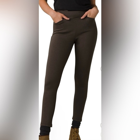 Prana Pants - Prana Monte Baldo Warm Ankle Length Leggings With Pockets Size XS